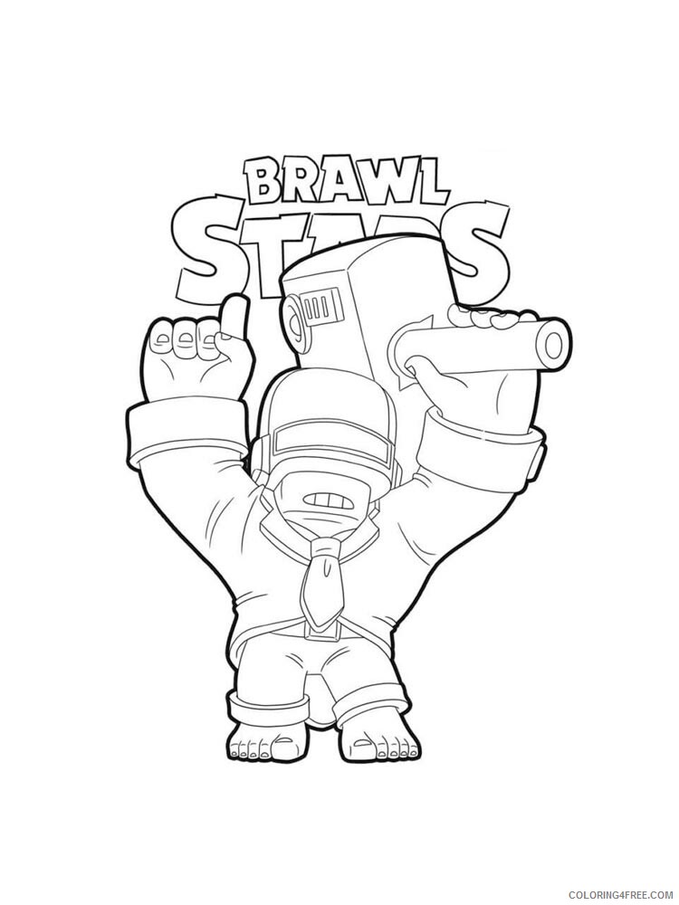 Frank Coloring Pages Games frank brawl stars 6 Printable 2021 085 Coloring4free