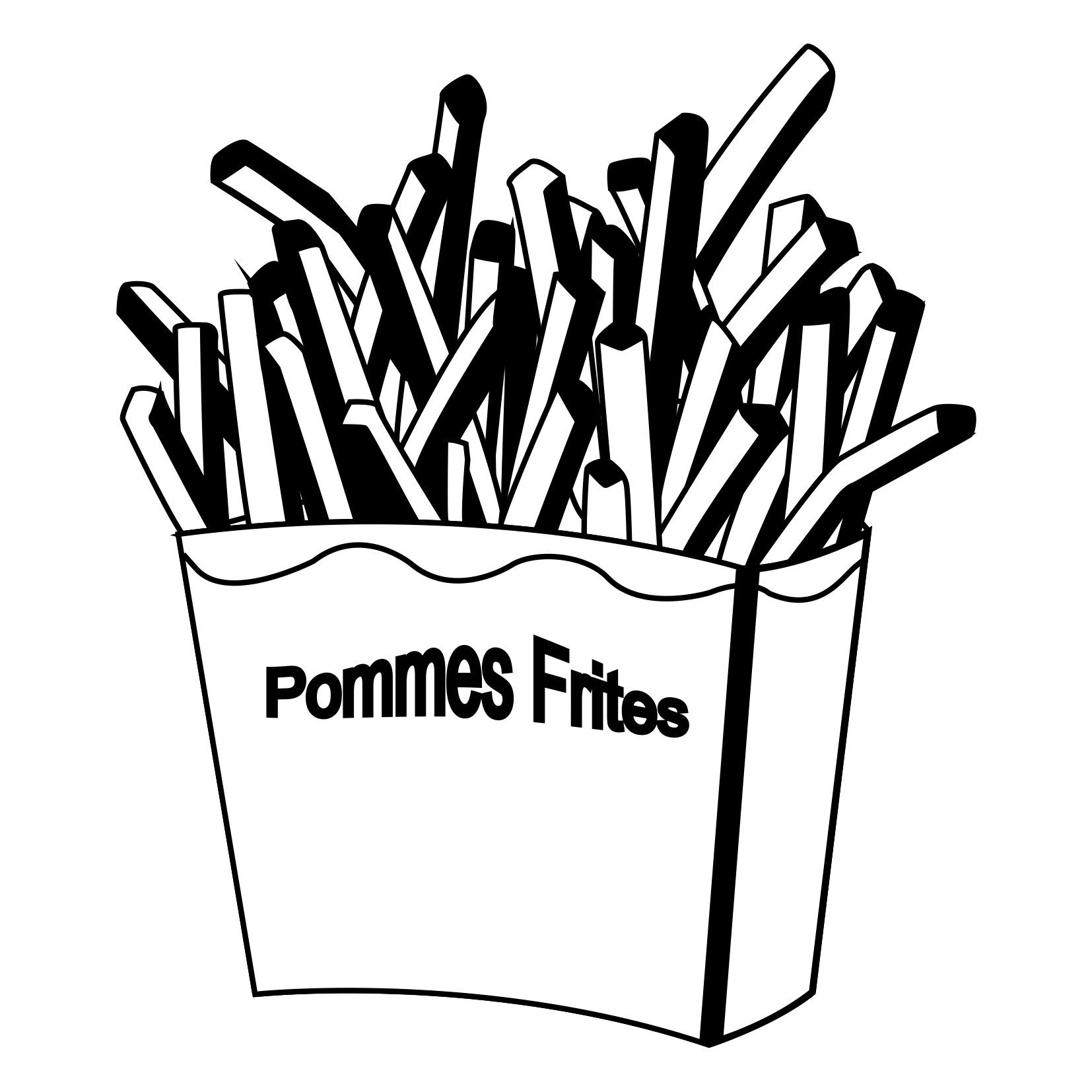 French Fries Coloring Pages Food Beglian French Fries Printable 2021 095 Coloring4free