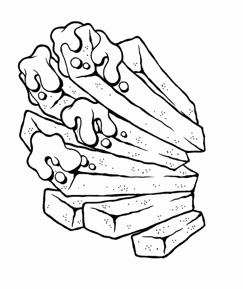 French Fries Coloring Pages Food French Fries Printable 2021 098 Coloring4free
