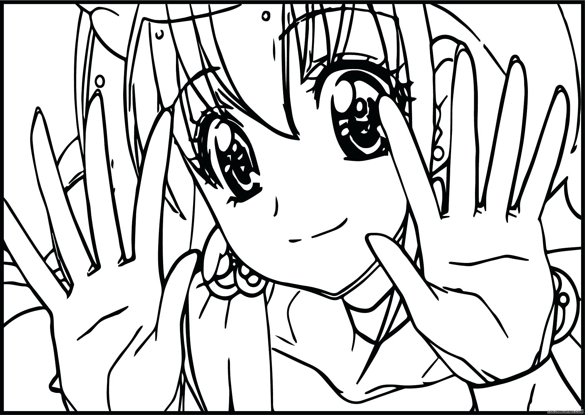 Glitter Force Coloring Pages Anime Emily Glitter Force Printable 2021 059 Coloring4free