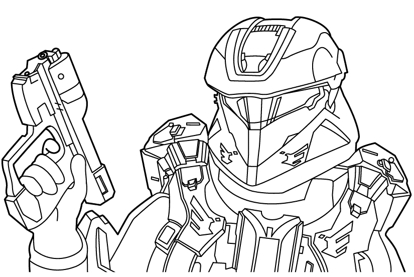 Halo Coloring Pages Games Free Halo to Print Printable 2021 0282 Coloring4free