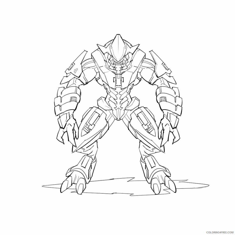 Halo Coloring Pages Games Halo Pictures Printable 2021 0308 Coloring4free