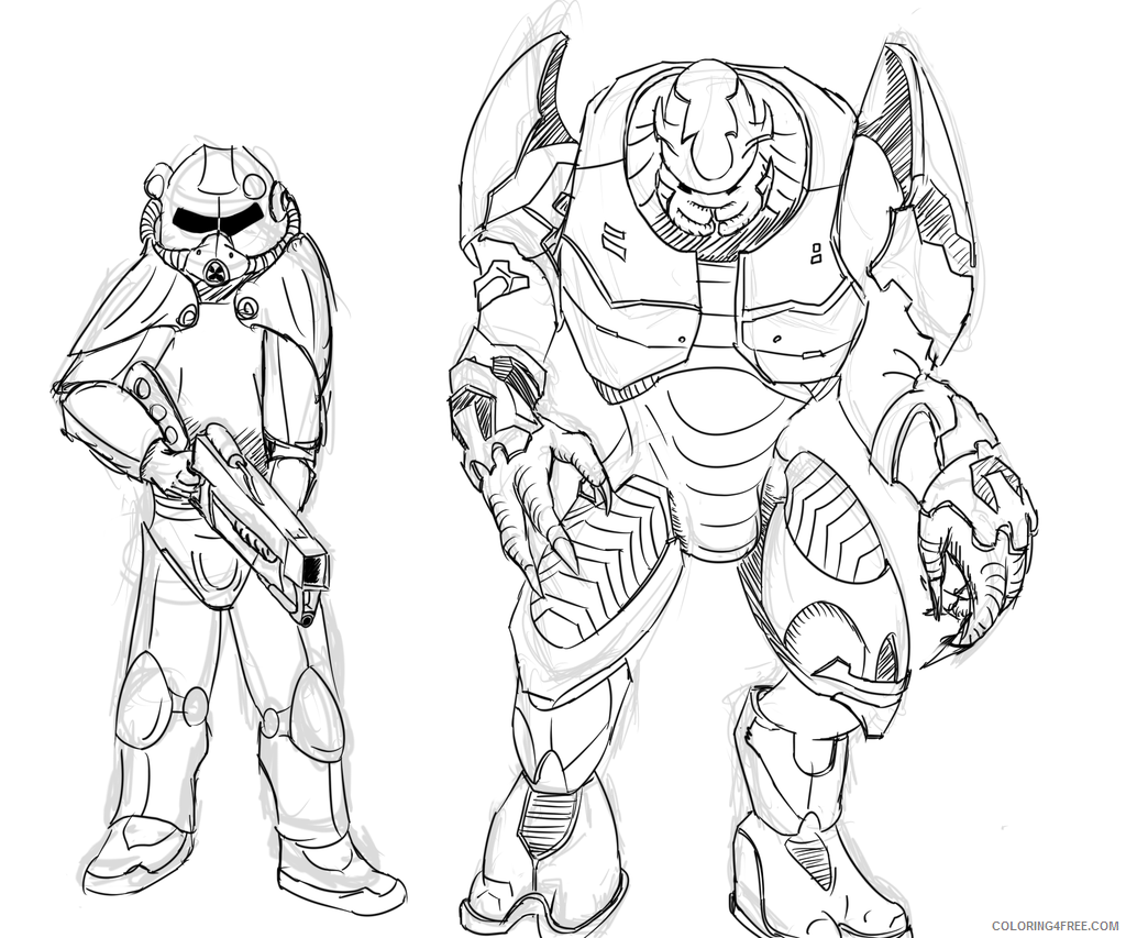 Halo Coloring Pages Games Halo Pictures to Print Printable 2021 0312 Coloring4free