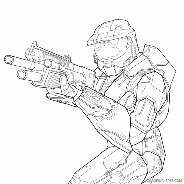 Halo Coloring Pages Games Halo Printable 2021 0290 Coloring4free