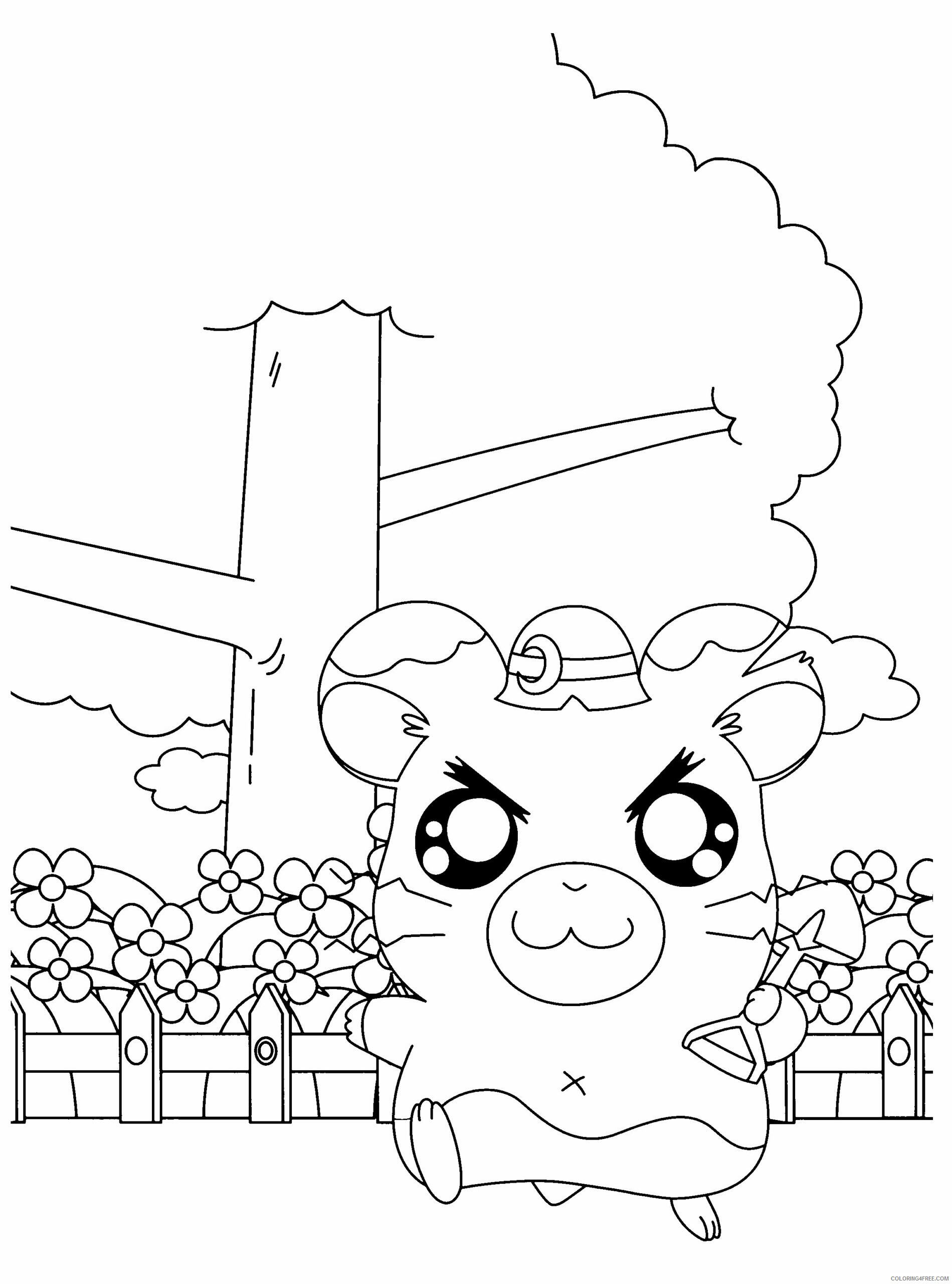 Hamtaro Printable Coloring Pages Anime hamtaro 114 2021 0579 Coloring4free