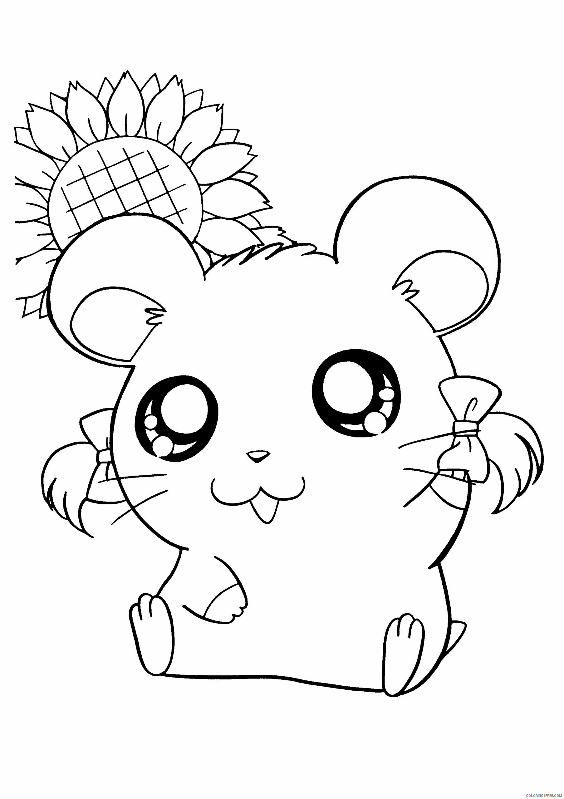 Hamtaro Printable Coloring Pages Anime hamtaro 134 2021 0599 Coloring4free