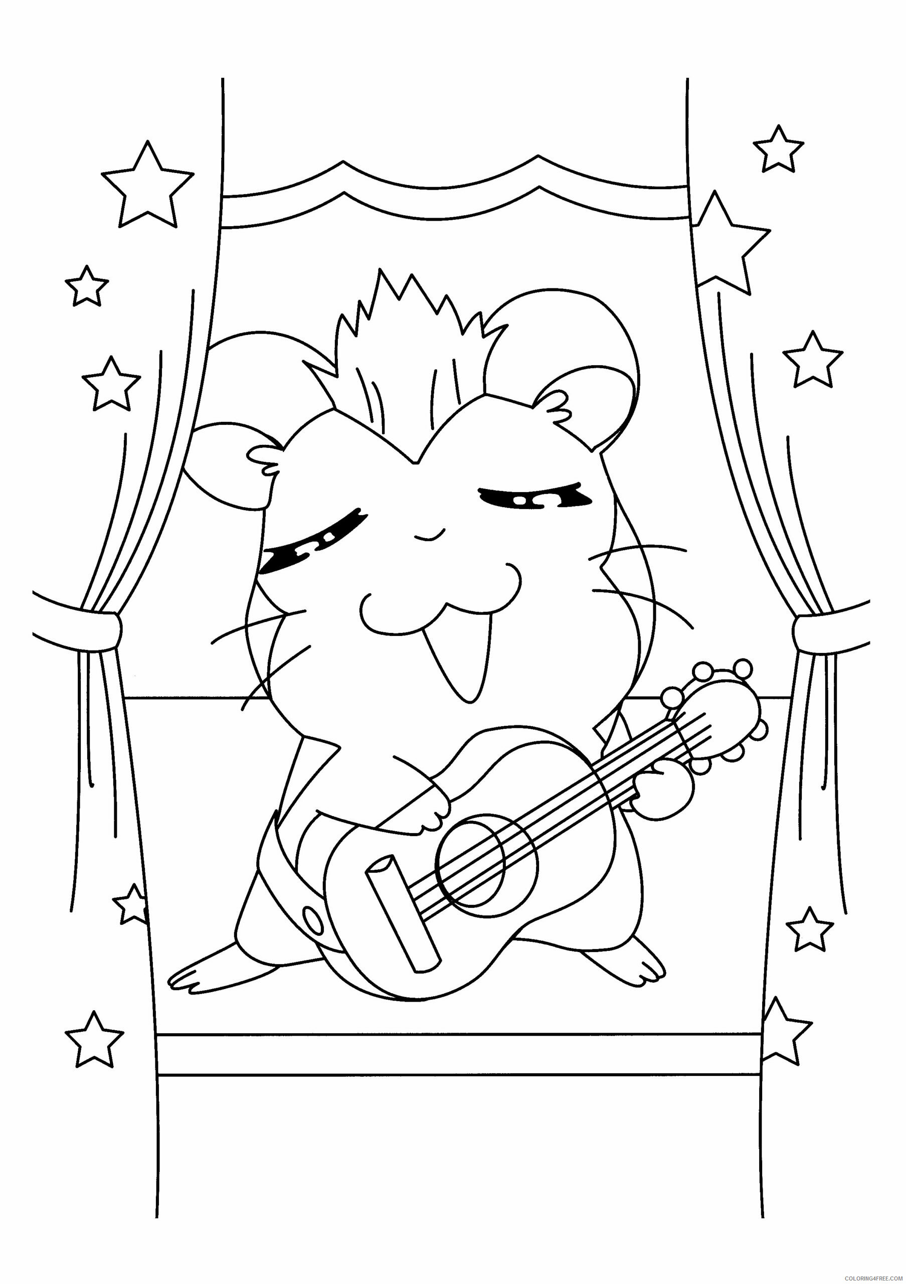 Hamtaro Printable Coloring Pages Anime hamtaro 190 2021 0657 Coloring4free