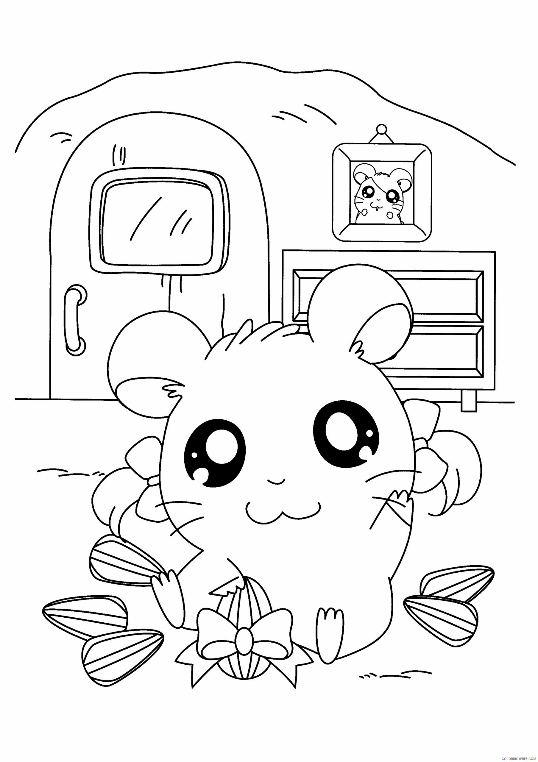 Hamtaro Printable Coloring Pages Anime hamtaro 193 2021 0660 Coloring4free