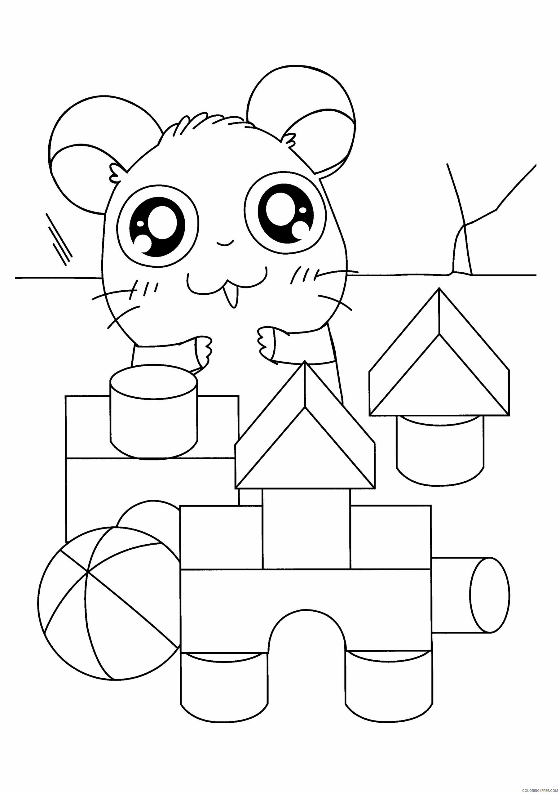 Hamtaro Printable Coloring Pages Anime hamtaro 194 2021 0661 Coloring4free