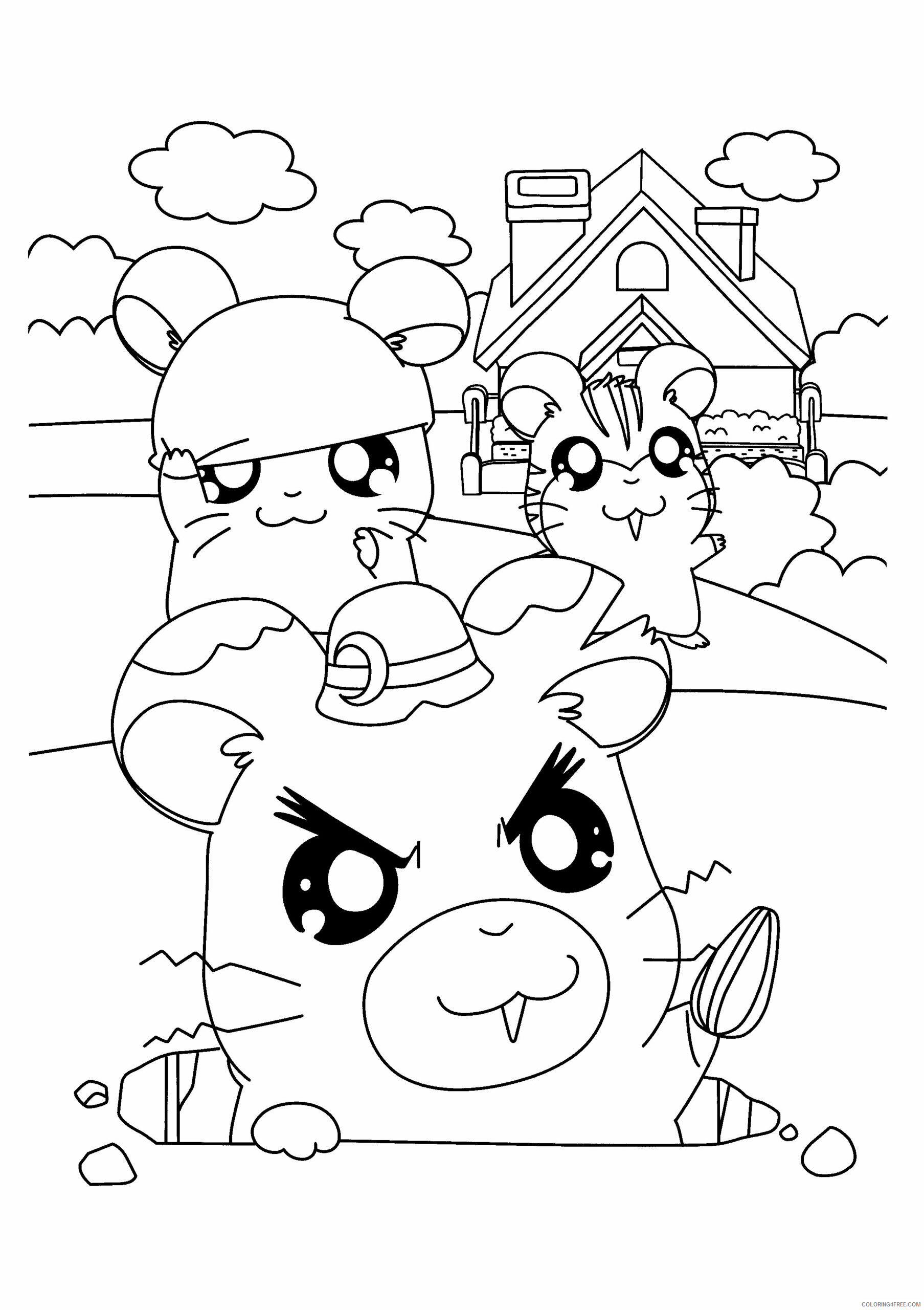 Hamtaro Printable Coloring Pages Anime hamtaro 195 2021 0662 Coloring4free
