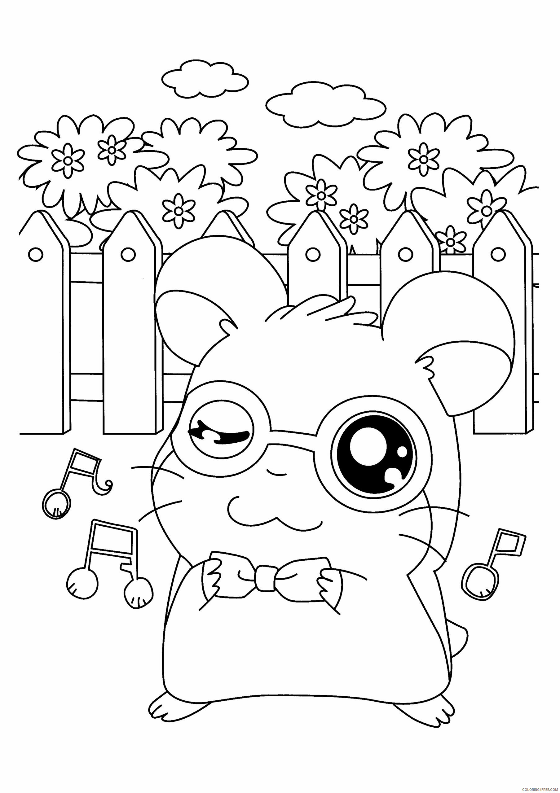 Hamtaro Printable Coloring Pages Anime hamtaro 198 2021 0665 Coloring4free