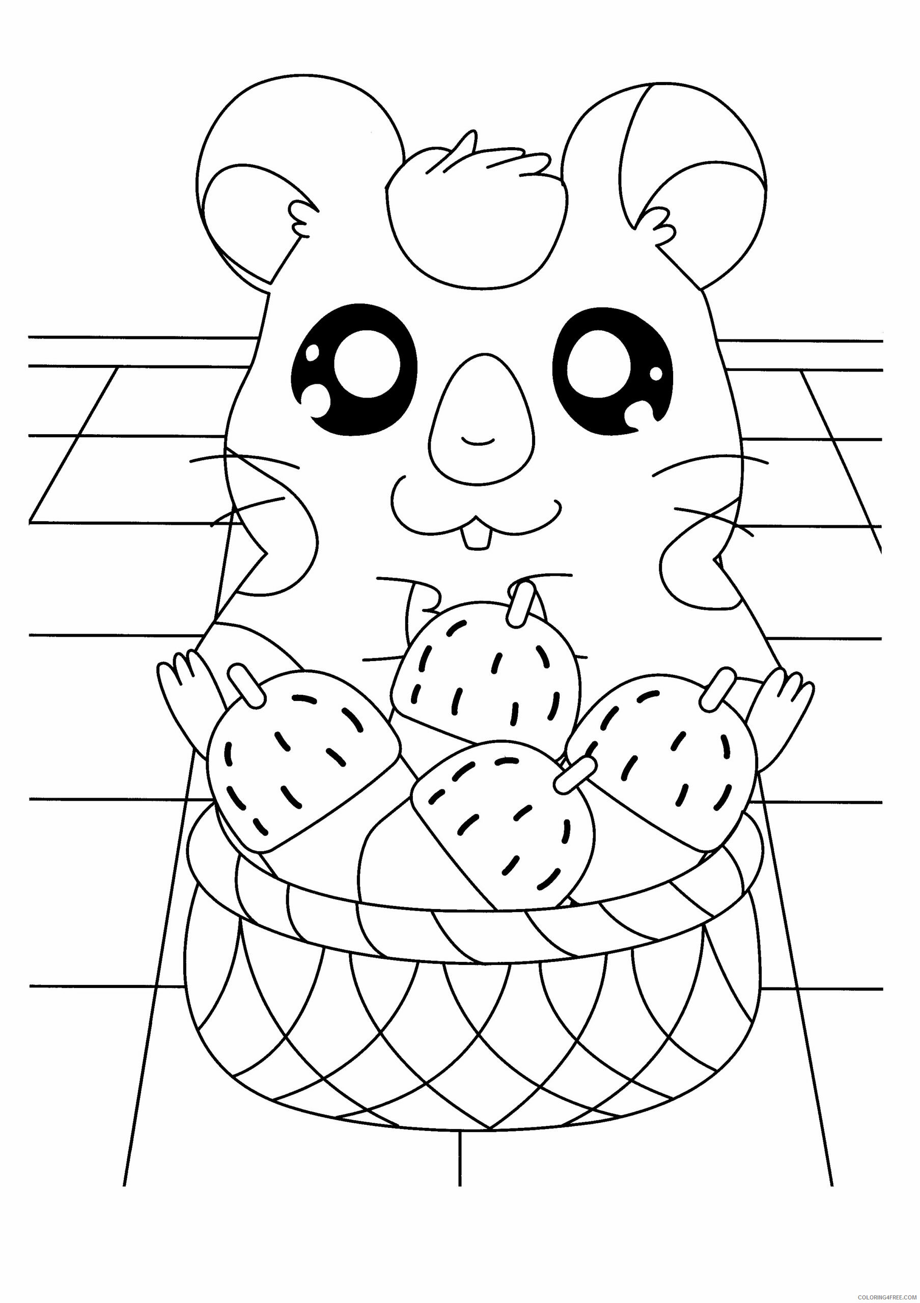 Hamtaro Printable Coloring Pages Anime hamtaro 201 2021 0669 Coloring4free