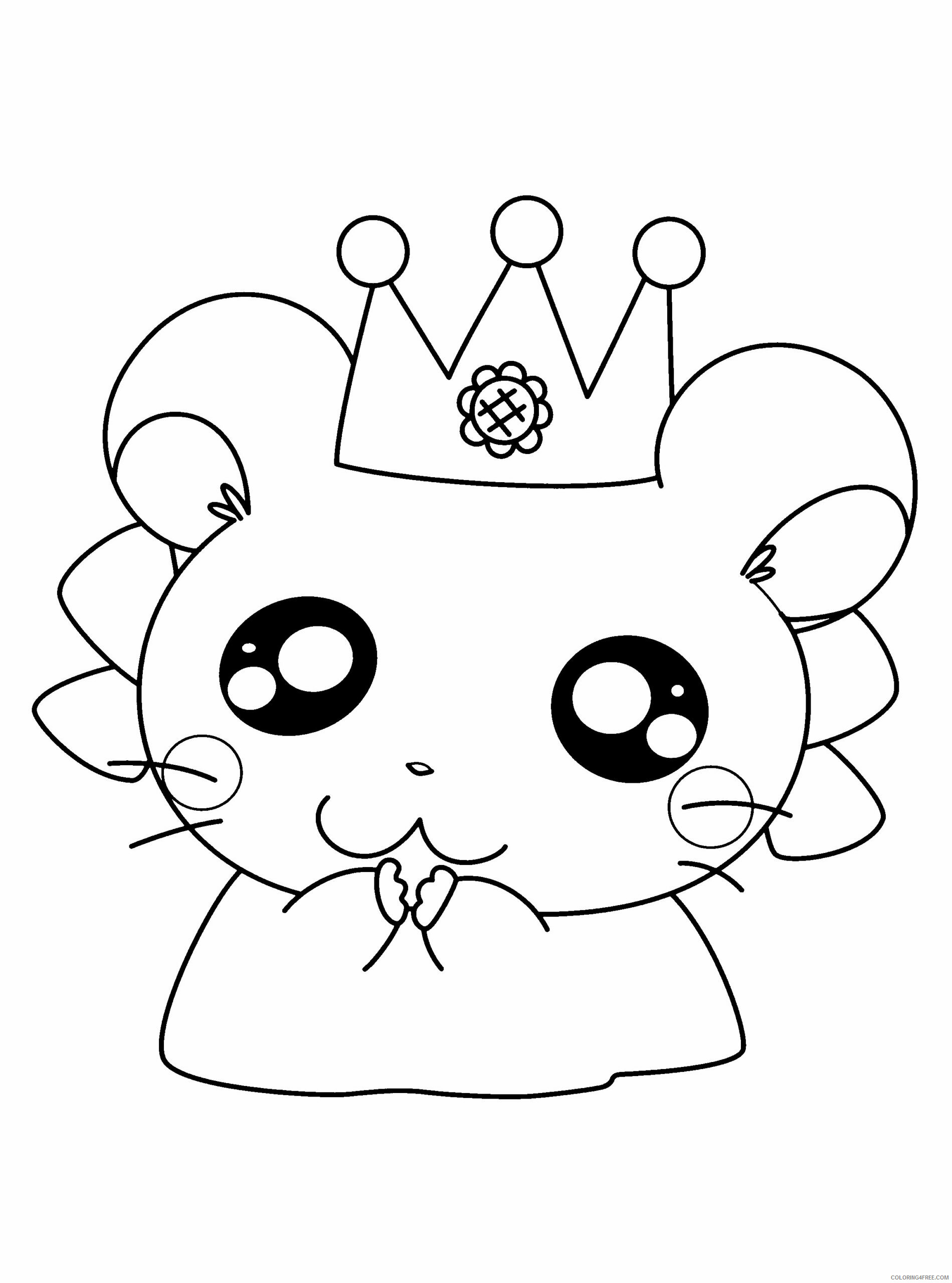 Hamtaro Printable Coloring Pages Anime hamtaro 21 2021 0676 Coloring4free