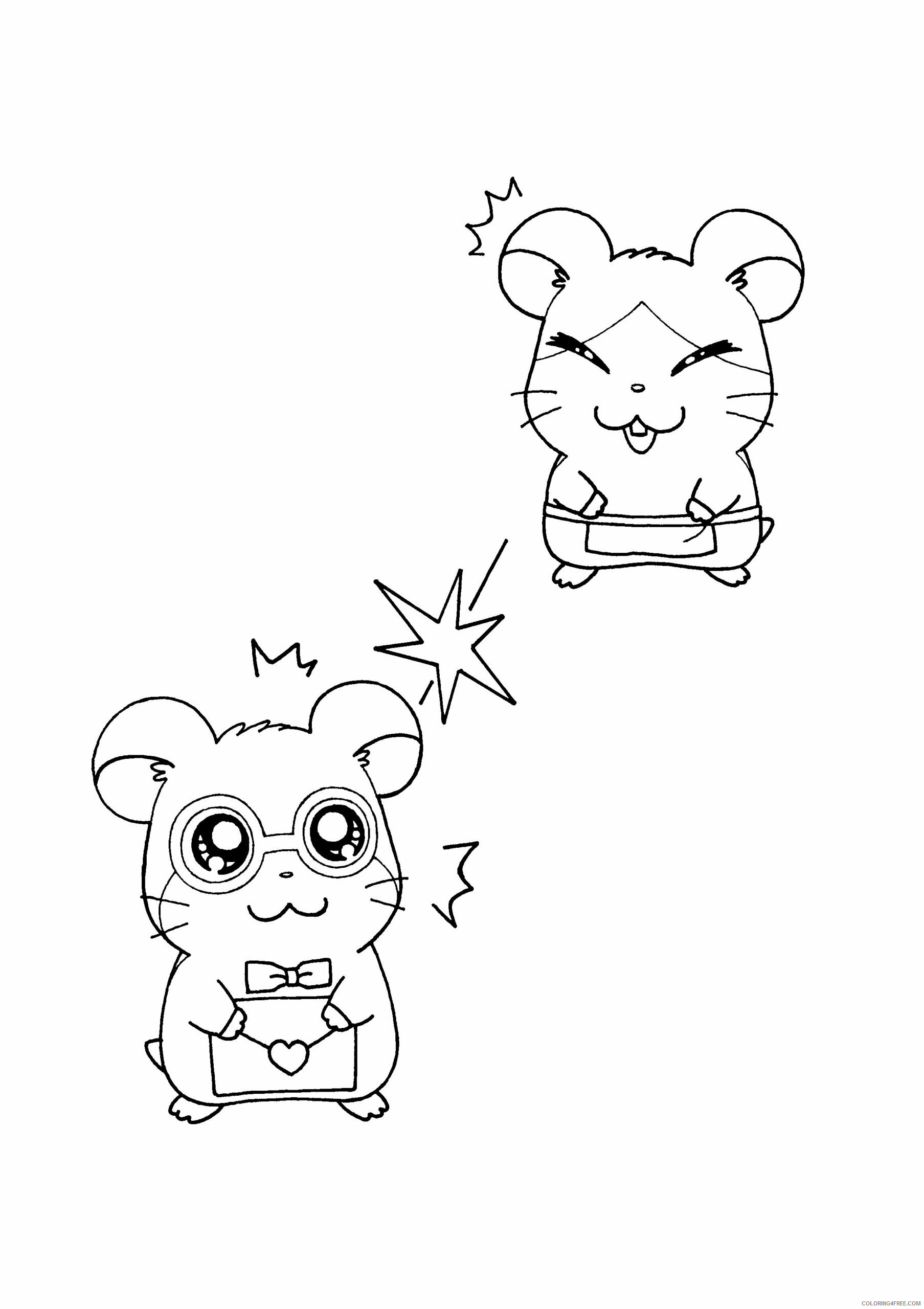 Hamtaro Printable Coloring Pages Anime hamtaro 222 2021 0686 Coloring4free