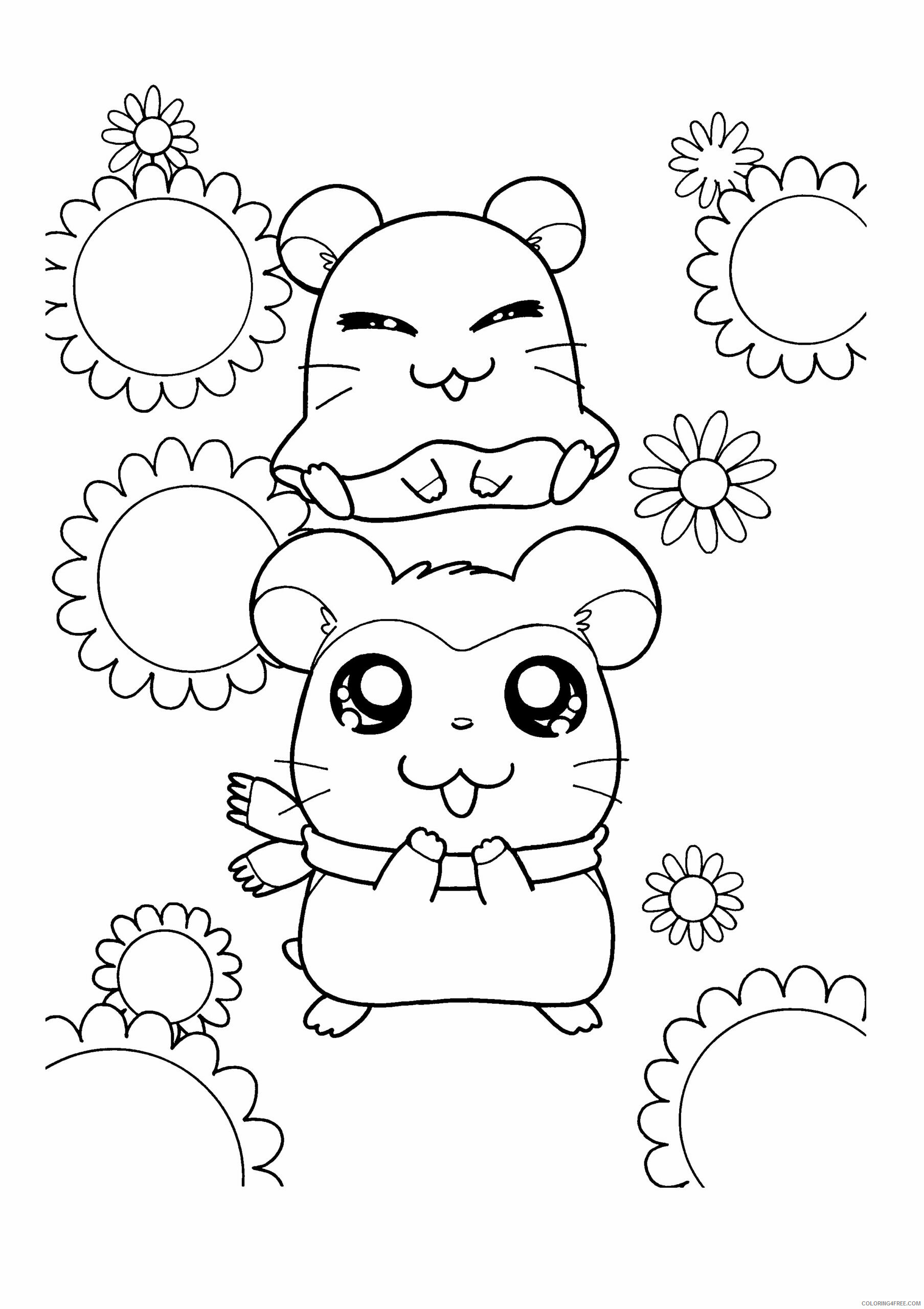 Hamtaro Printable Coloring Pages Anime hamtaro 225 2021 0689 Coloring4free