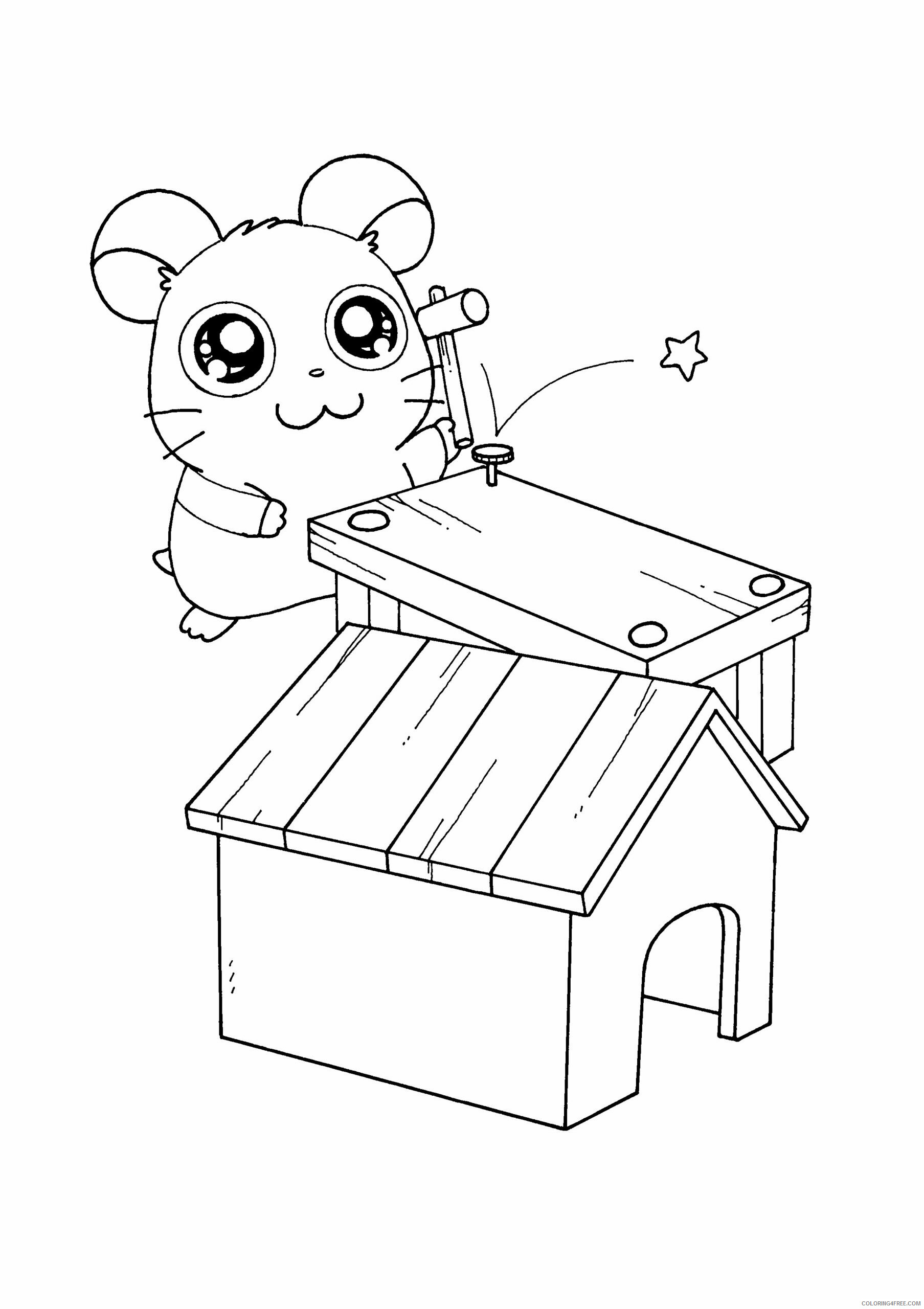 Hamtaro Printable Coloring Pages Anime hamtaro 226 2021 0690 Coloring4free