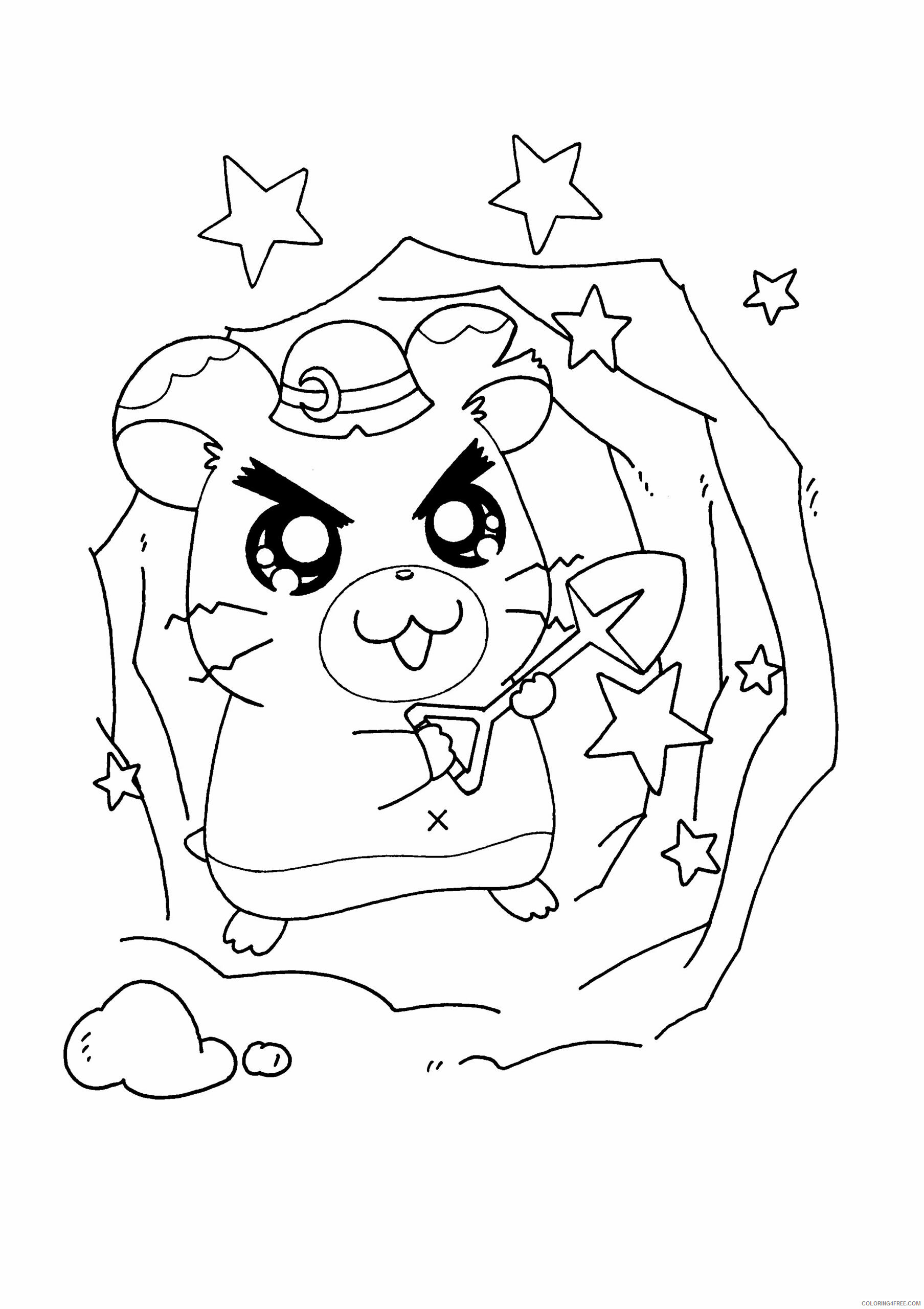 Hamtaro Printable Coloring Pages Anime hamtaro 229 2021 0693 Coloring4free