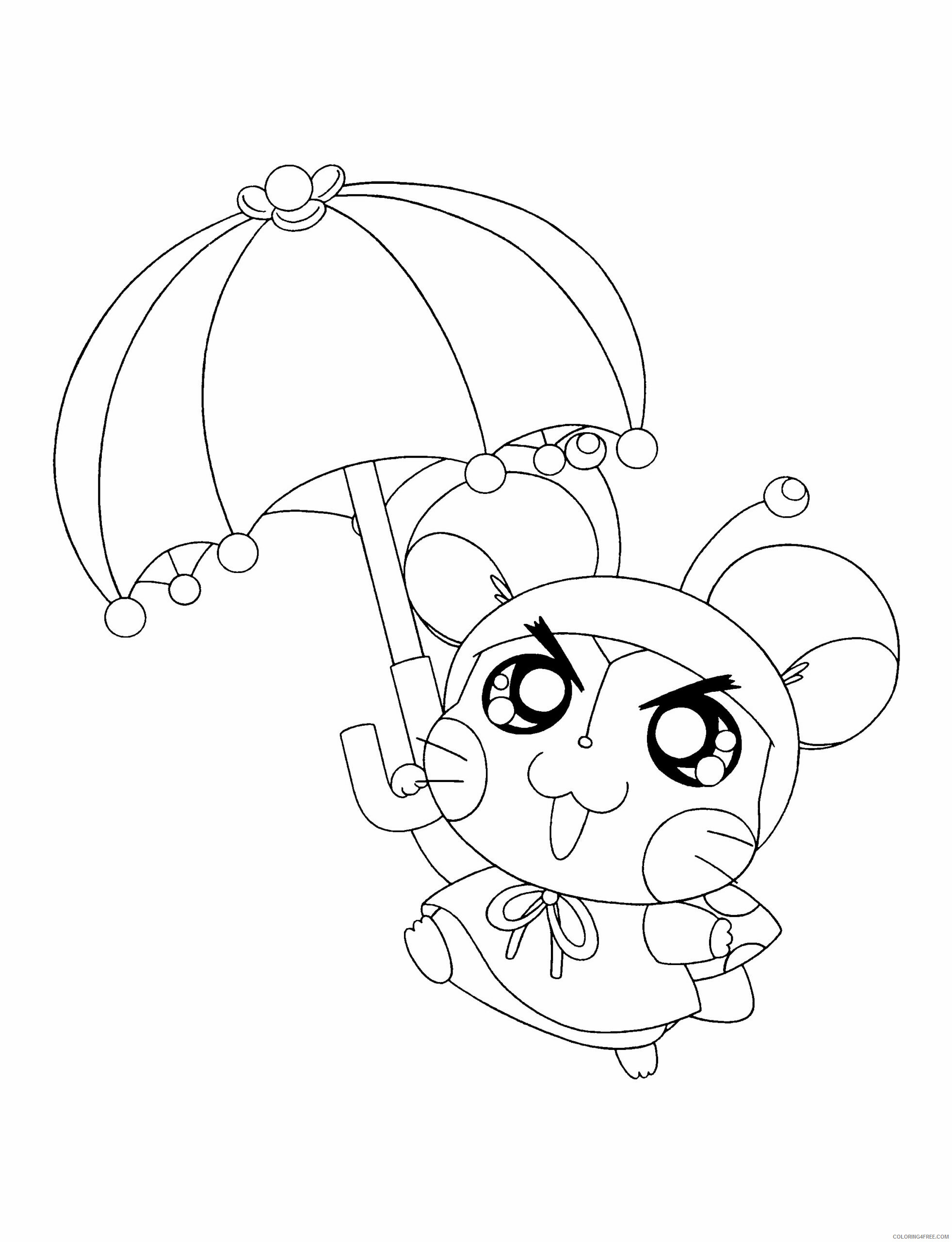 Hamtaro Printable Coloring Pages Anime hamtaro 82 2021 0795 Coloring4free