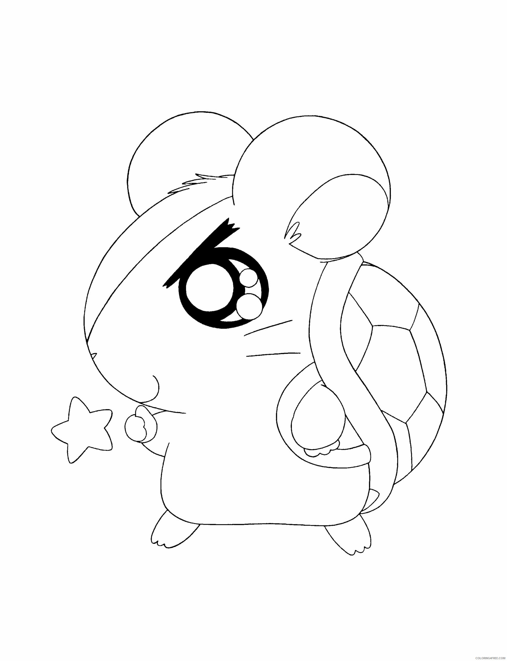 Hamtaro Printable Coloring Pages Anime hamtaro 84 2021 0797 Coloring4free