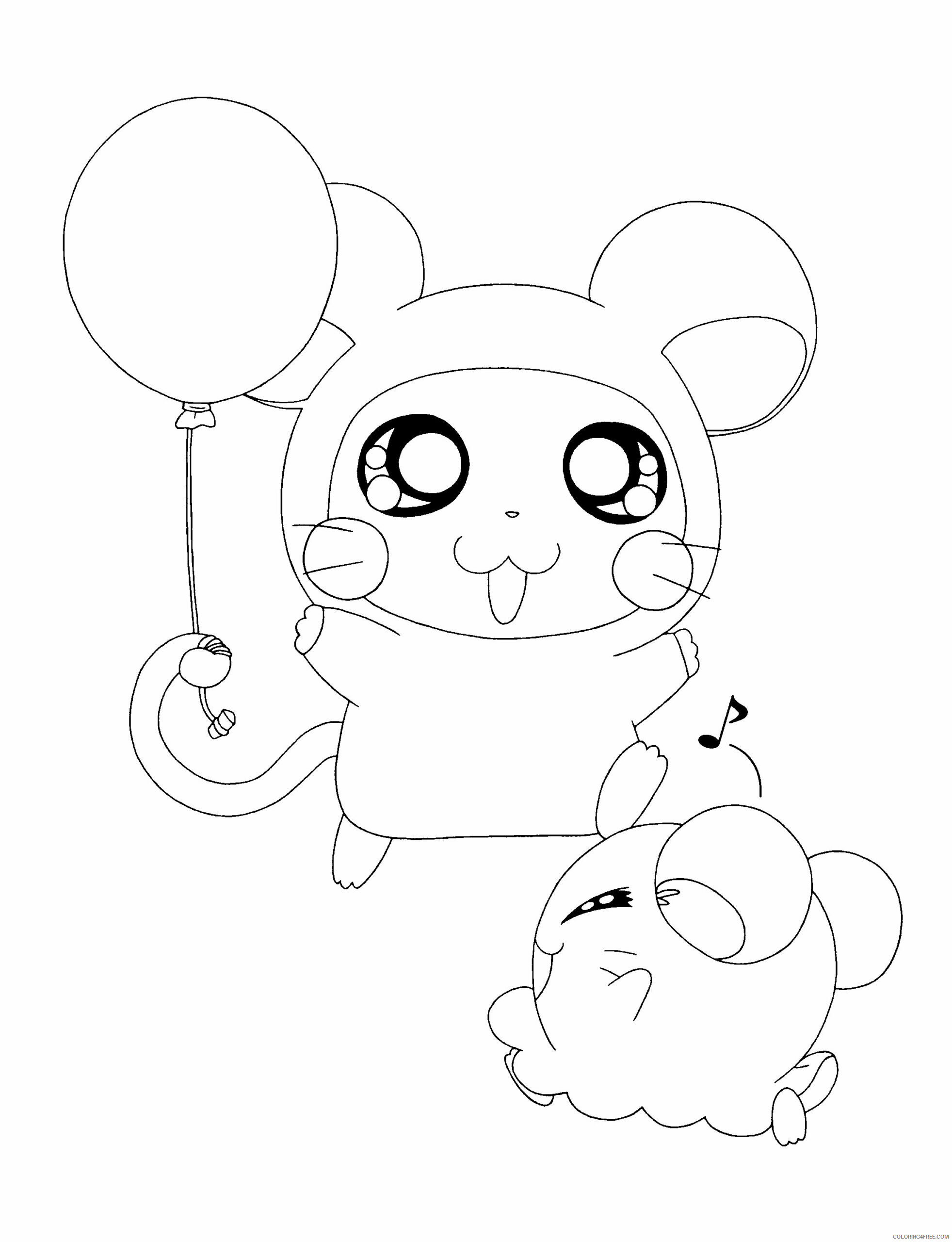 Hamtaro Printable Coloring Pages Anime hamtaro 86 2021 0799 Coloring4free