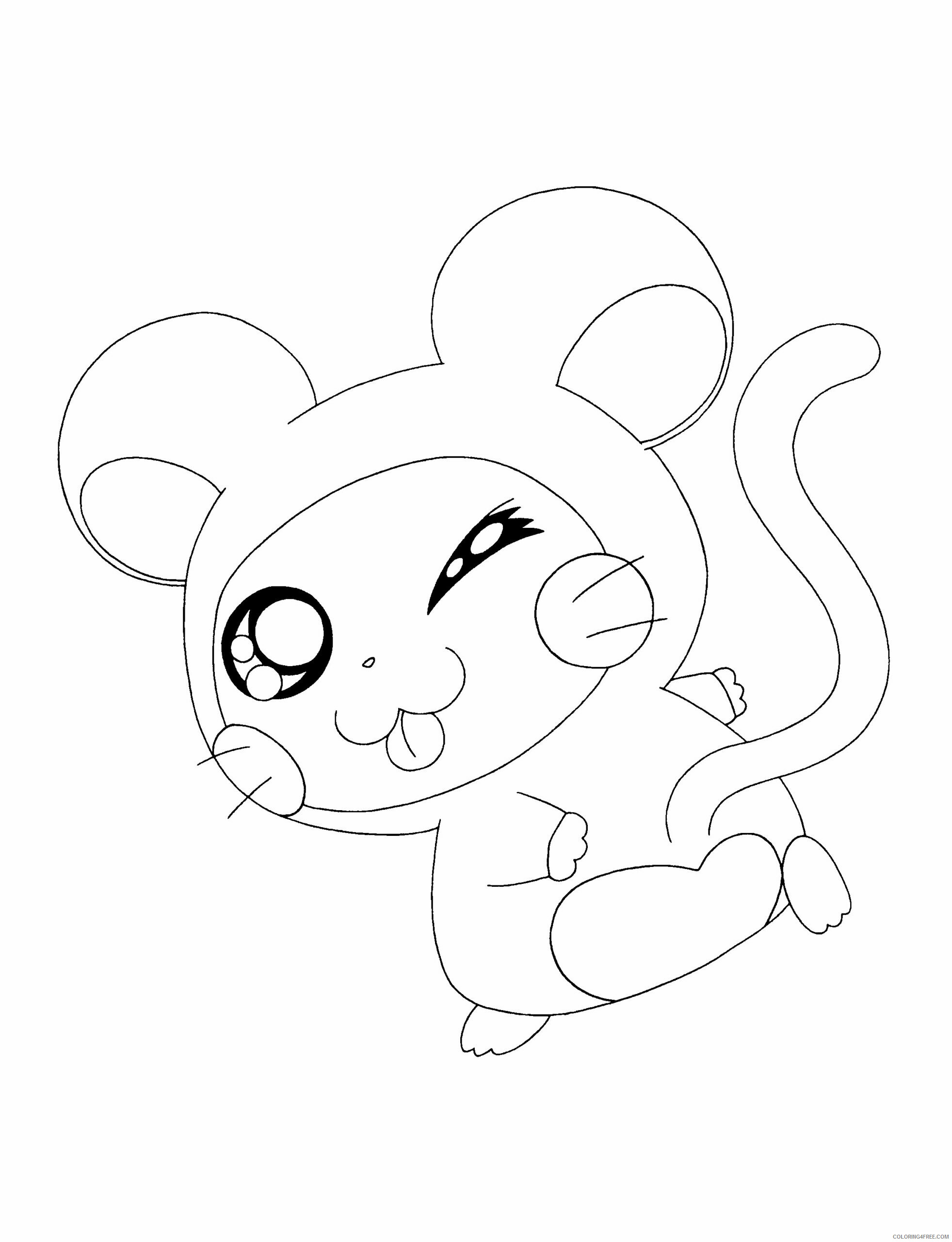 Hamtaro Printable Coloring Pages Anime hamtaro 88 2021 0801 Coloring4free