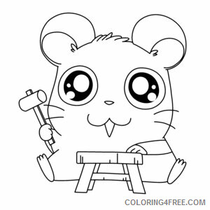 Hamtaro Printable Coloring Pages Anime hamtaro SOD88 2021 0560 Coloring4free