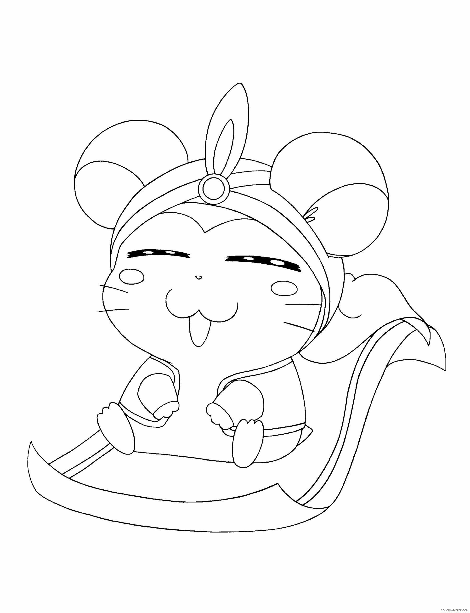 Hamtaro Printable Coloring Pages Anime hamtaro Vr4zz 2021 0561 Coloring4free