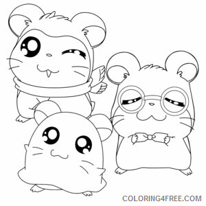 Hamtaro Printable Coloring Pages Anime hamtaro mMgfs 2021 0554 Coloring4free