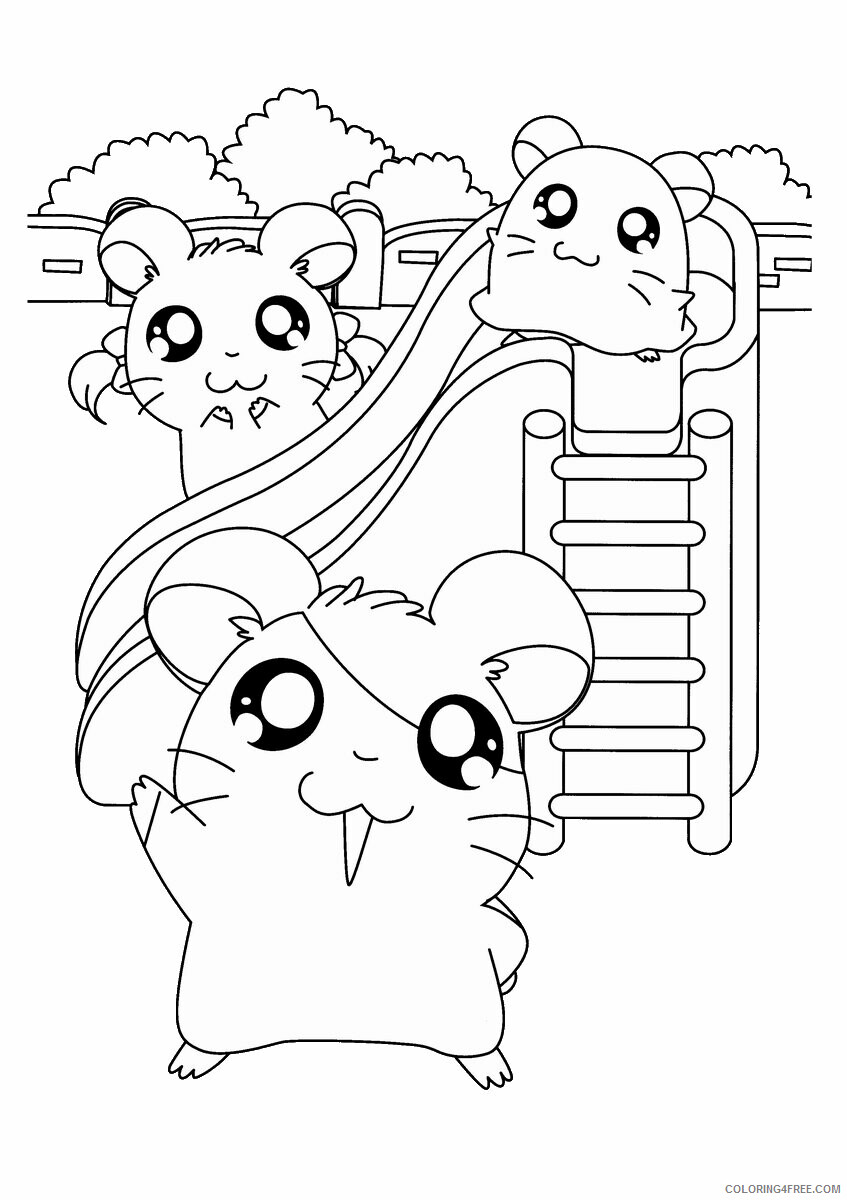 Hamtaro Printable Coloring Pages Anime hamtaro_coloring14 2021 0543 Coloring4free