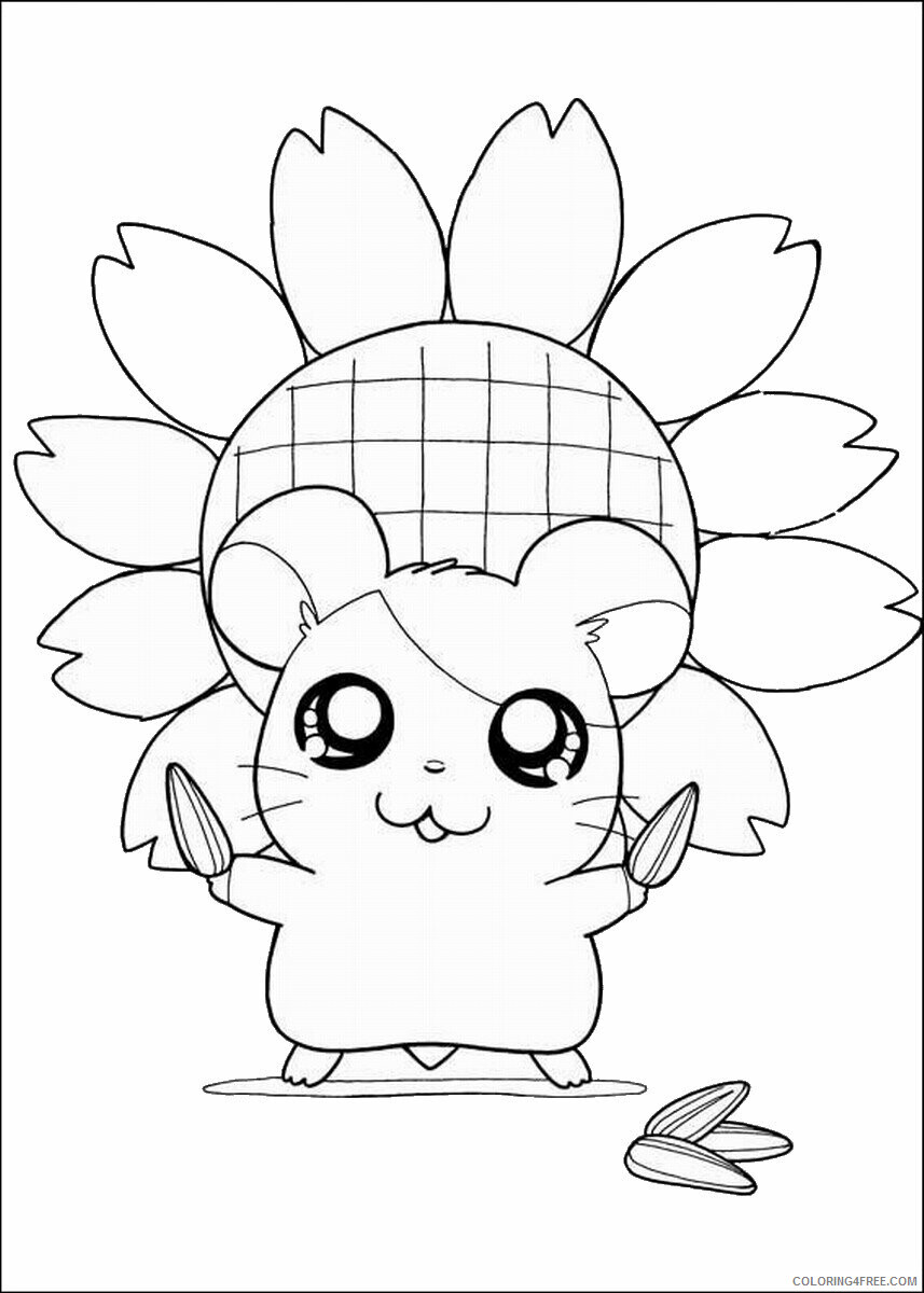 Hamtaro Printable Coloring Pages Anime hamtaro_coloring6 2021 0544 Coloring4free