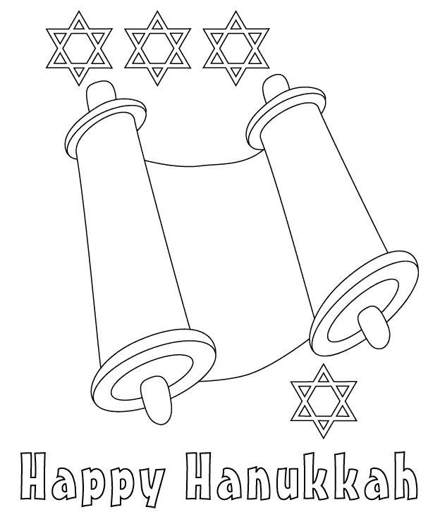 Hanukkah Coloring Pages Holiday hannukah tZTpE Printable 2021 0694 Coloring4free