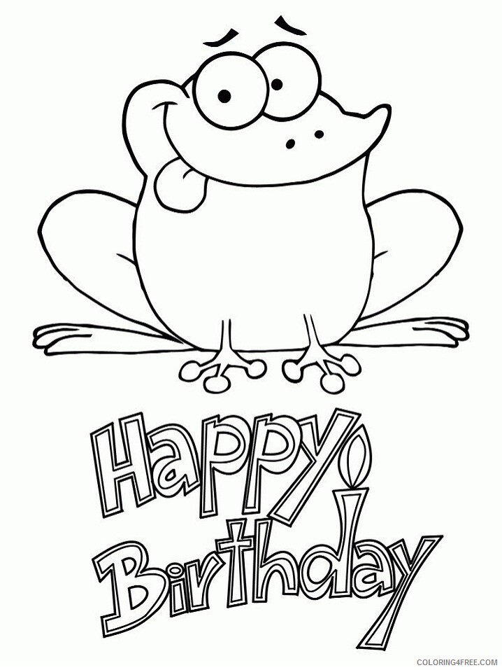 Happy Birthday Coloring Pages Holiday 1586161731_book www free to print happy birthday Printable 2021 0696 Coloring4free