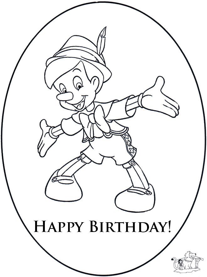 Happy Birthday Coloring Pages Holiday Happy Birthday Printable 2021 0701 Coloring4free