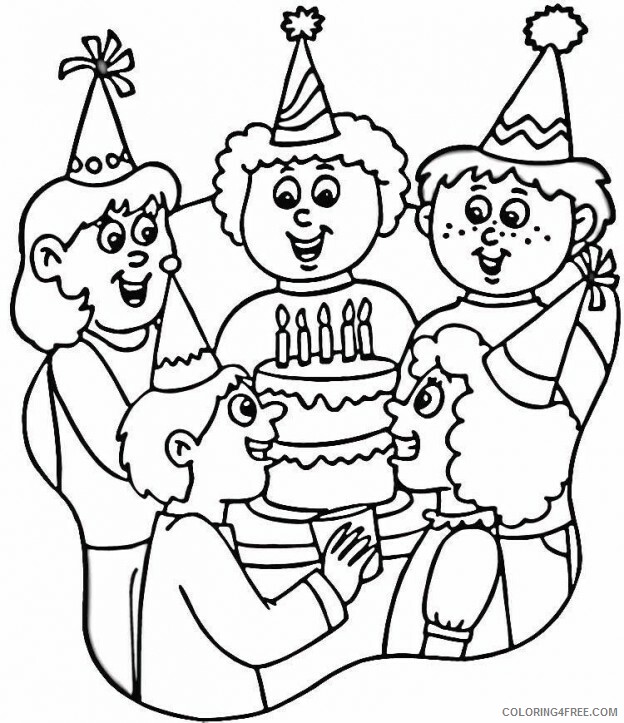 Happy Birthday Coloring Pages Holiday Happy Birthday Printable 2021 0713 Coloring4free