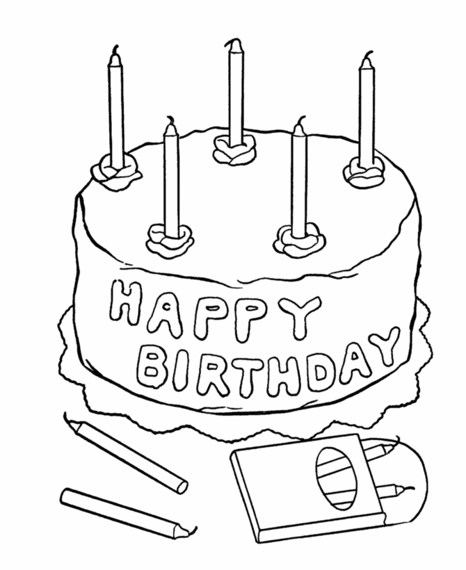 Happy Birthday Coloring Pages Holiday Happy Birthday to Print Printable 2021 0714 Coloring4free