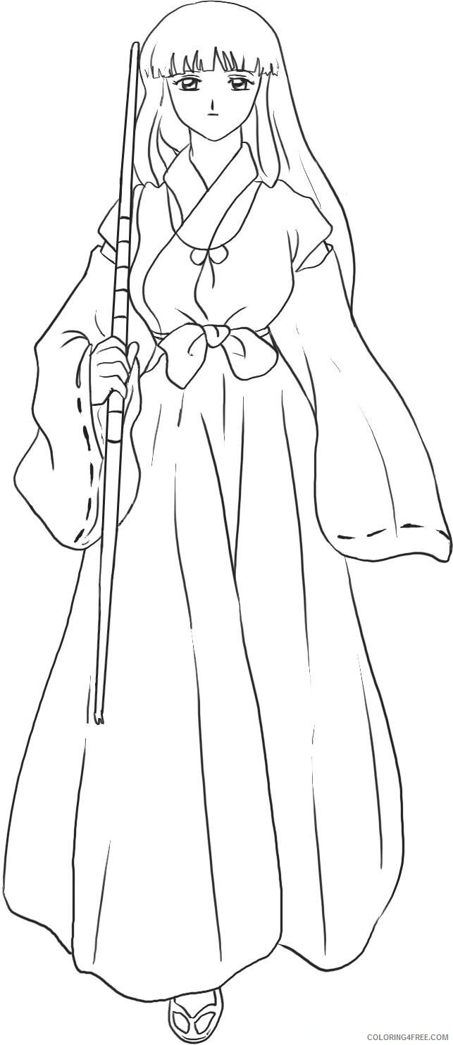 Inuyasha Printable Coloring Pages Anime Inuyasha 2021 0823 Coloring4free