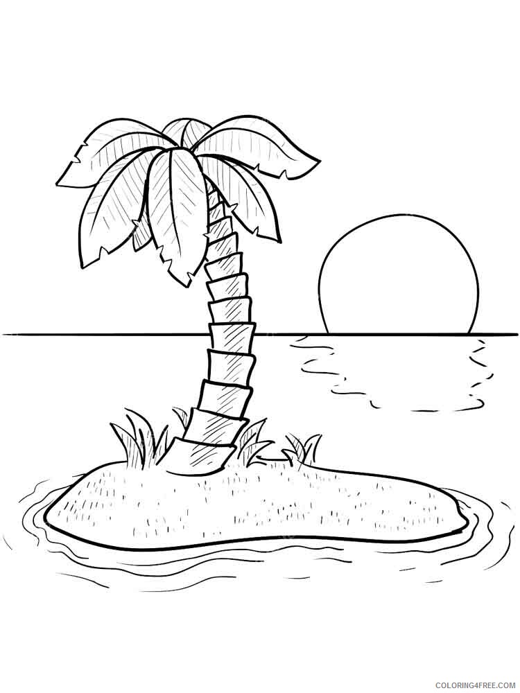 Island Coloring Pages Nature island 10 Printable 2021 243 Coloring4free