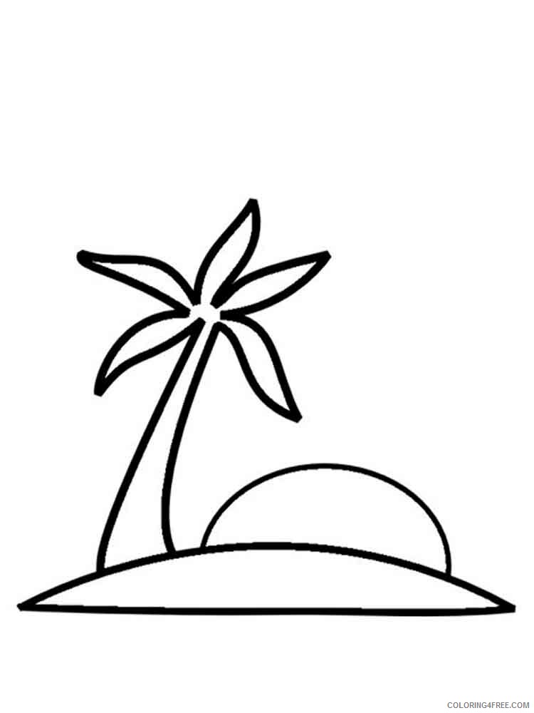Island Coloring Pages Nature island 13 Printable 2021 246 Coloring4free