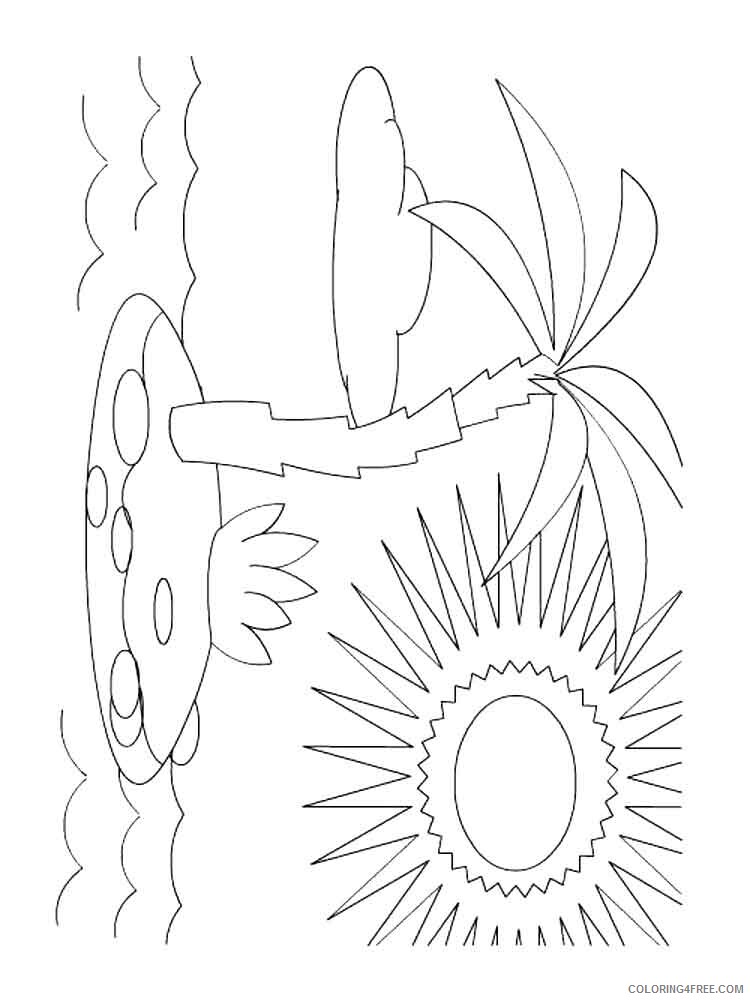 Island Coloring Pages Nature island 5 Printable 2021 251 Coloring4free