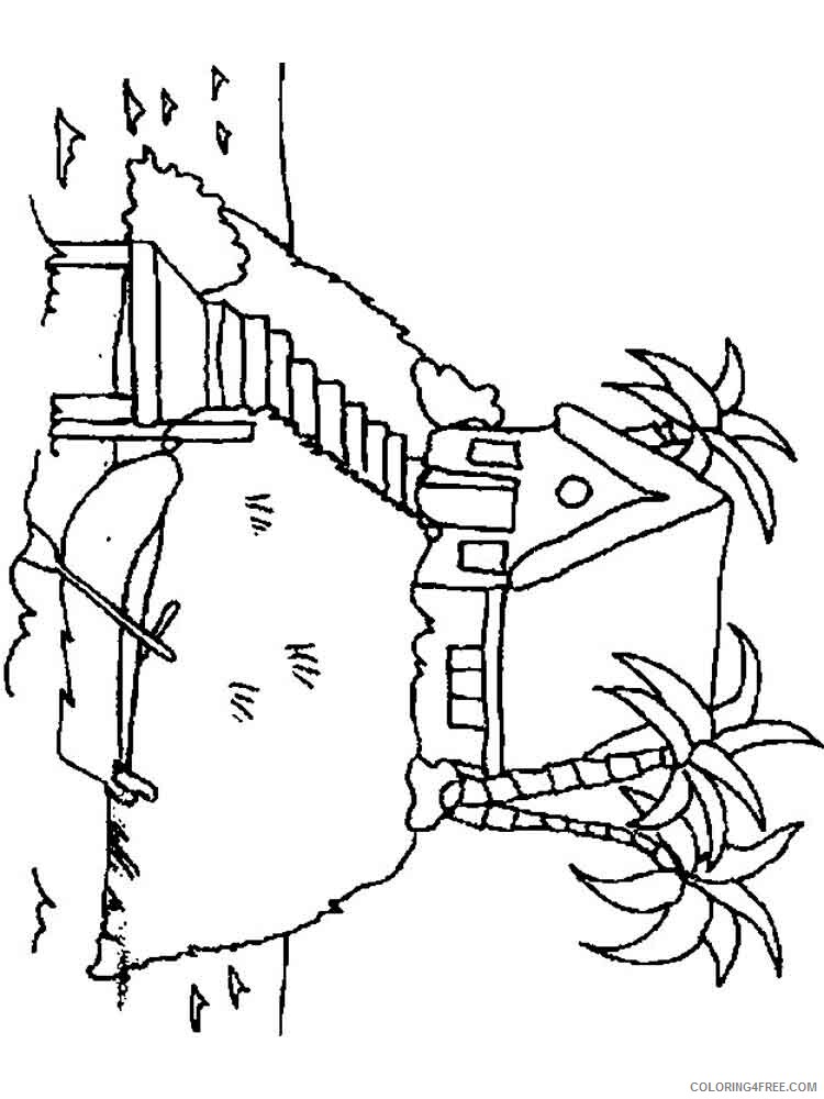 Island Coloring Pages Nature island 7 Printable 2021 253 Coloring4free