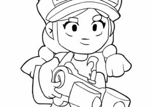 Brawl Stars Coloring Pages Page 6 Of 11 Coloring4free Com - brawl stars jessie to colour