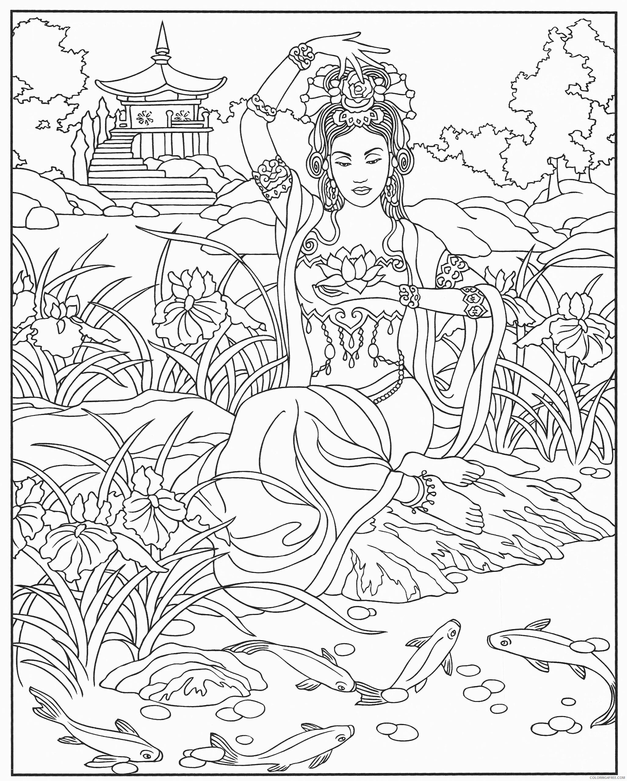 Jungle Coloring Pages Nature Complex for Teens Printable 2021 257 Coloring4free