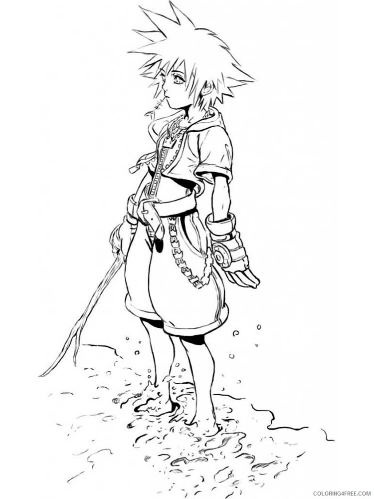 Kingdom Hearts Coloring Pages Games Kingdom Hearts 3 Printable 2021 0333 Coloring4free