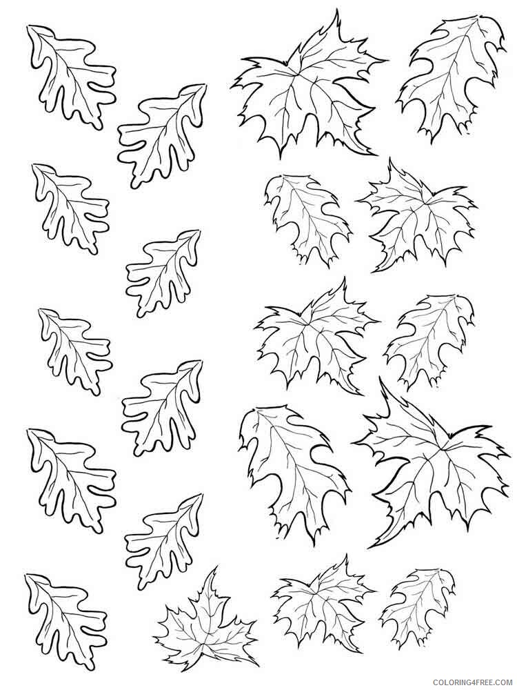 Leaf Coloring Pages Nature leaf 25 Printable 2021 324 Coloring4free