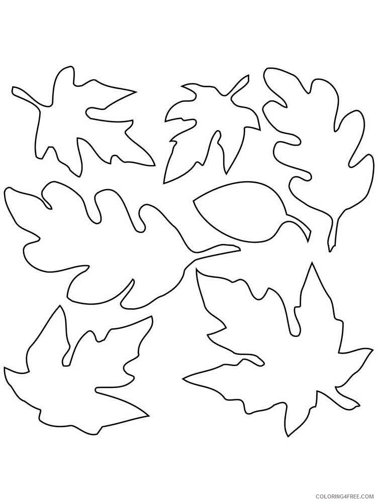 Leaf Coloring Pages Nature leaf 3 Printable 2021 328 Coloring4free