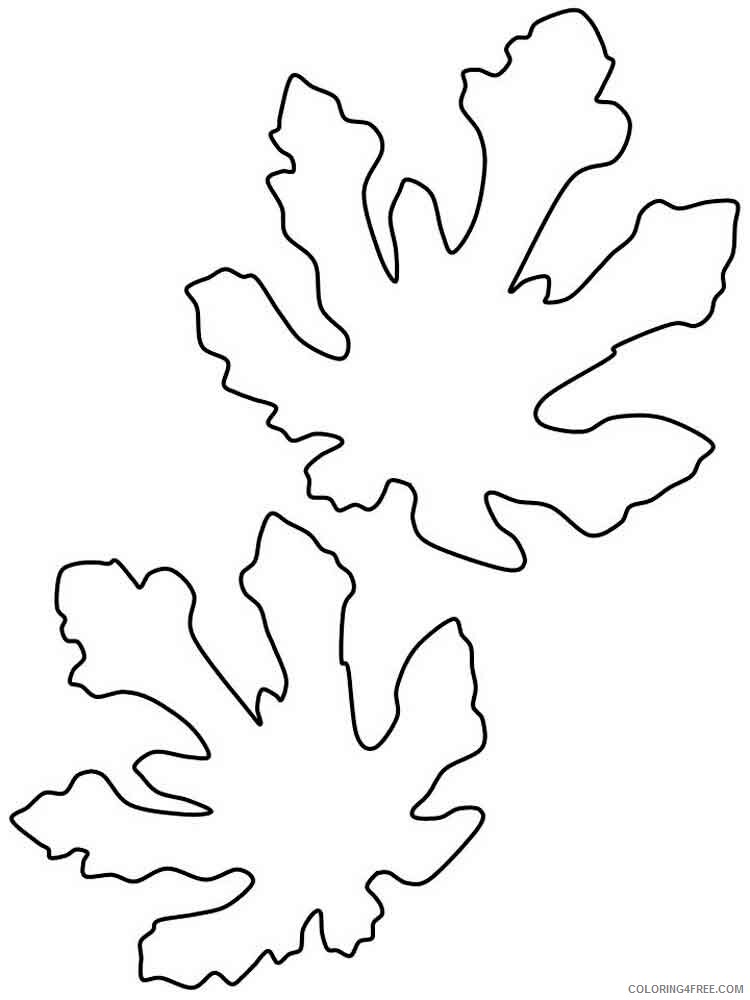 Leaf Coloring Pages Nature leaf 6 Printable 2021 333 Coloring4free