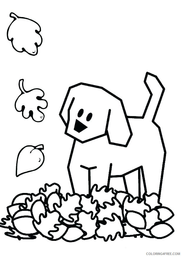 Leaves Coloring Pages Nature Falling Leaves in November Printable 2021 349 Coloring4free