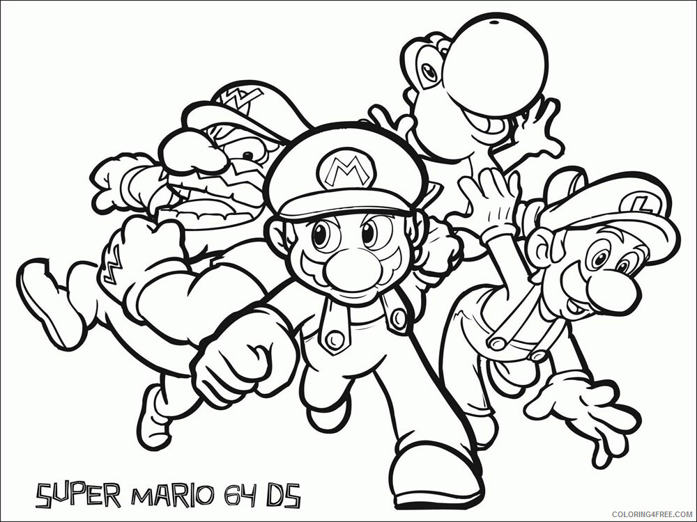 Mario Bowser Coloring Pages Games mario bowser for boys 5 Printable 2021 0406 Coloring4free