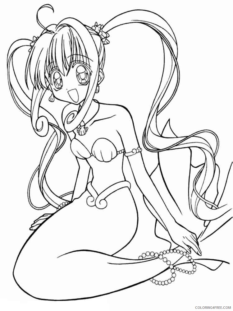 Mermaid Melody Pichi Pichi Pitch Coloring Pages Anime mermaid melody 10 Printable 2021 092 Coloring4free