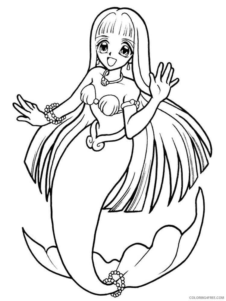 Mermaid Melody Pichi Pichi Pitch Coloring Pages Anime mermaid melody 3 Printable 2021 099 Coloring4free
